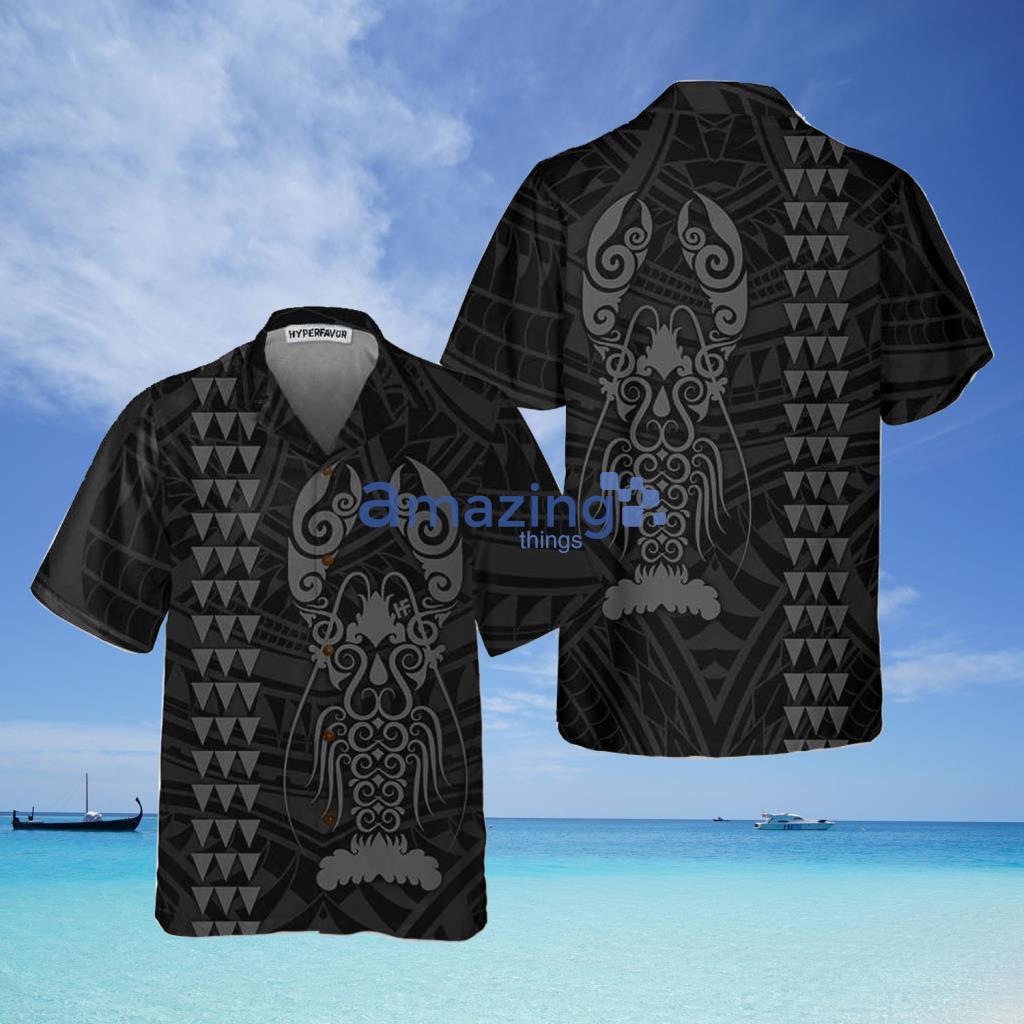 Polynesian Lobster Hawaiian Shirt - Polynesian Lobster Hawaiian Shirt