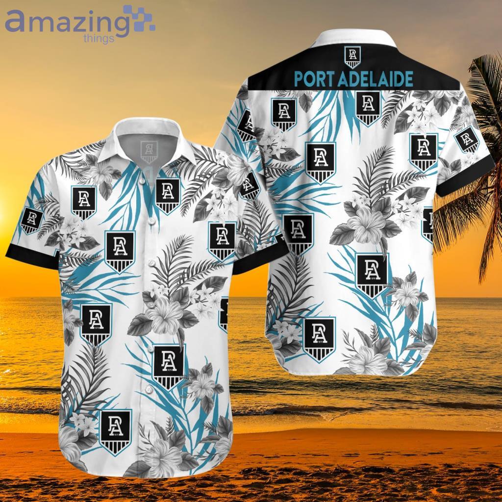 Port Adelaide AFL Tropical Hawaiian Shirt - Port Adelaide AFL Tropical Hawaiian Shirt
