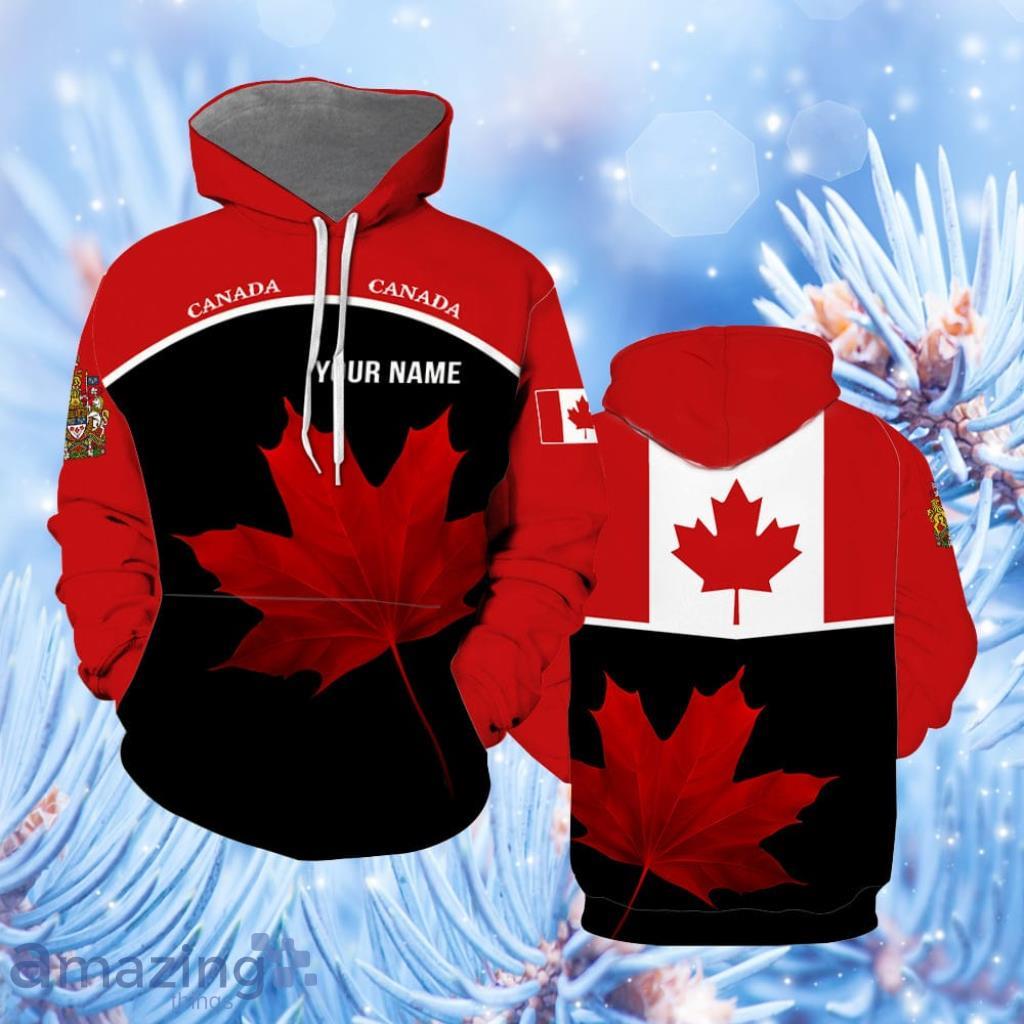 Proud Canadian Custom Name Hoodie 3D All Over Print - Proud Canadian Custom Name Hoodie All Over Print  For Men & Women  NC1023