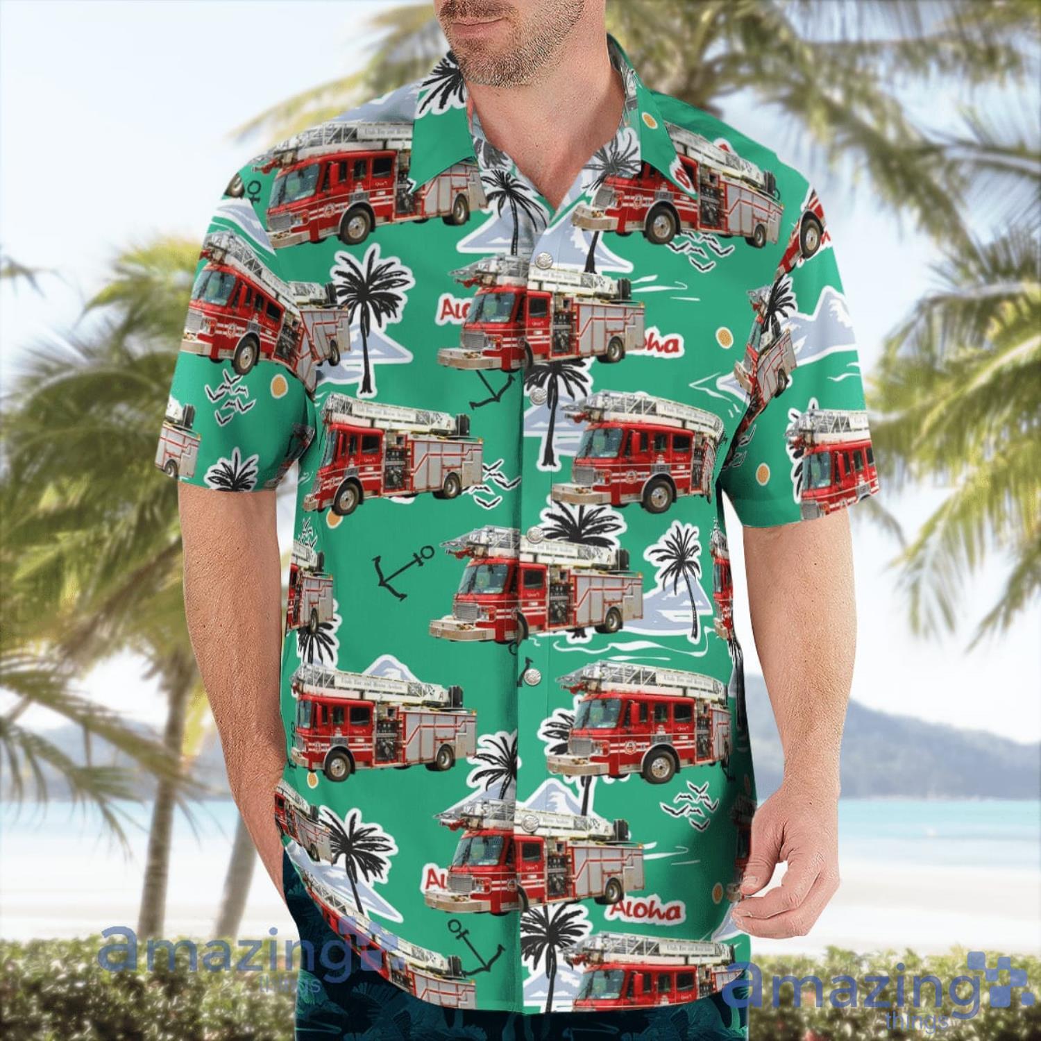 Provo Utah Utah Fire and Rescue Academy UFRA Aloha Summer Vacation Gift Hawaiian Shirt image Provo Utah Utah Fire and Rescue Academy UFRA Aloha Summer Vacation Gift Hawaiian Shirt Product Photo 3