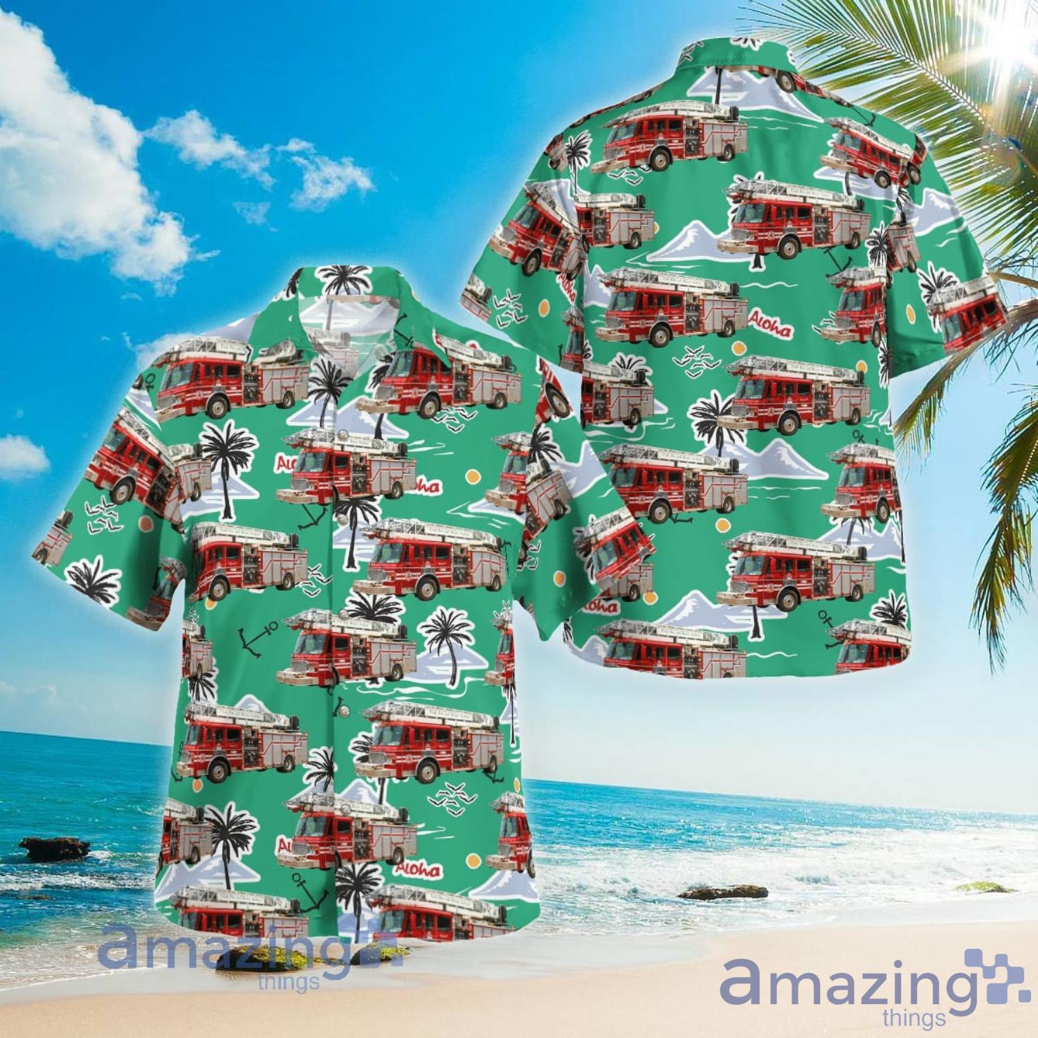 Provo Utah Utah Fire and Rescue Academy UFRA Aloha Summer Vacation Gift Hawaiian Shirt Product Photo 1