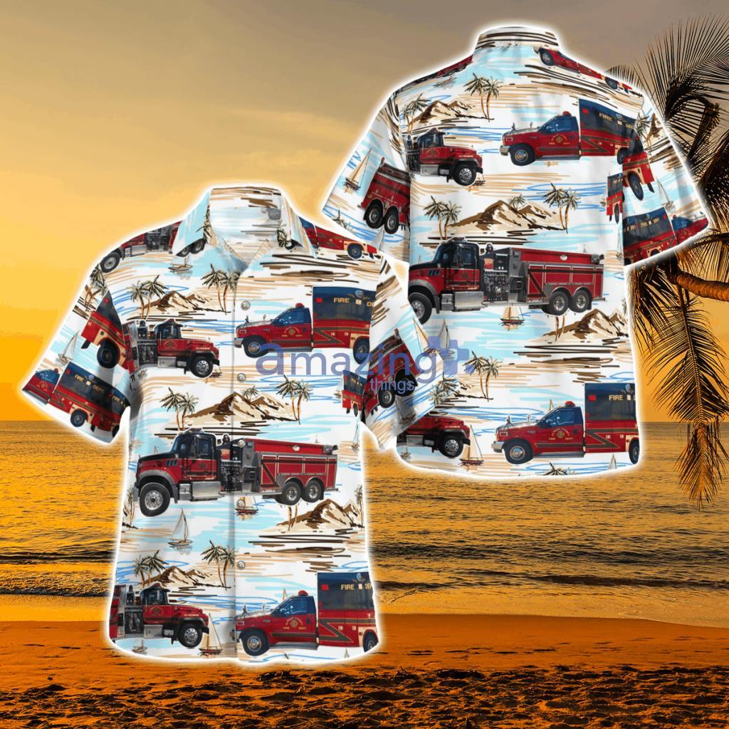 Putnam County Fire Department Hawaiian Shirt - NLLU2010BC02 Putnam County Fire Department Hawaiian Shirt