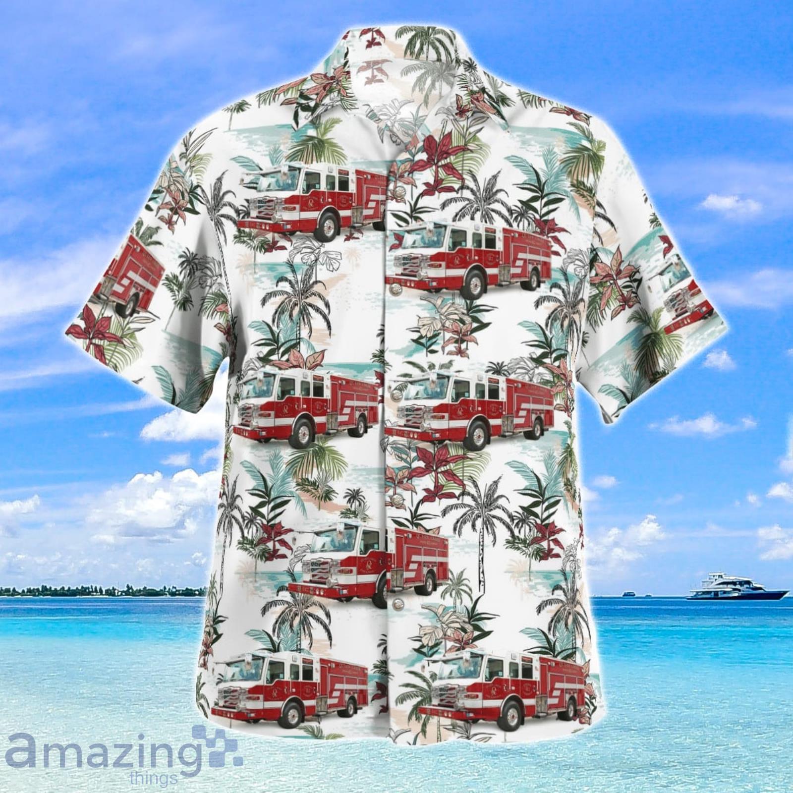 Queen Creek Arizona Queen Creek Fire & Medical Summer Gift Hawaiian Shirt image Queen Creek Arizona Queen Creek Fire & Medical Summer Gift Hawaiian Shirt Product Photo 2