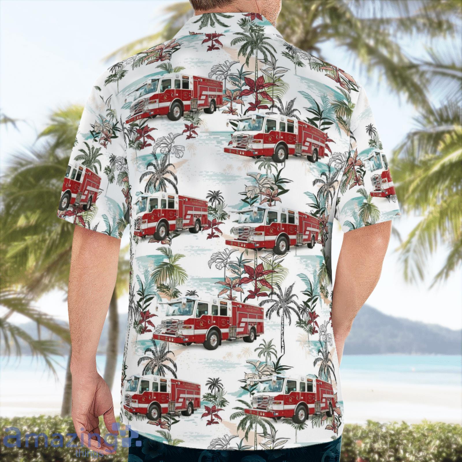Queen Creek Arizona Queen Creek Fire & Medical Summer Gift Hawaiian Shirt image Queen Creek Arizona Queen Creek Fire & Medical Summer Gift Hawaiian Shirt Product Photo 4