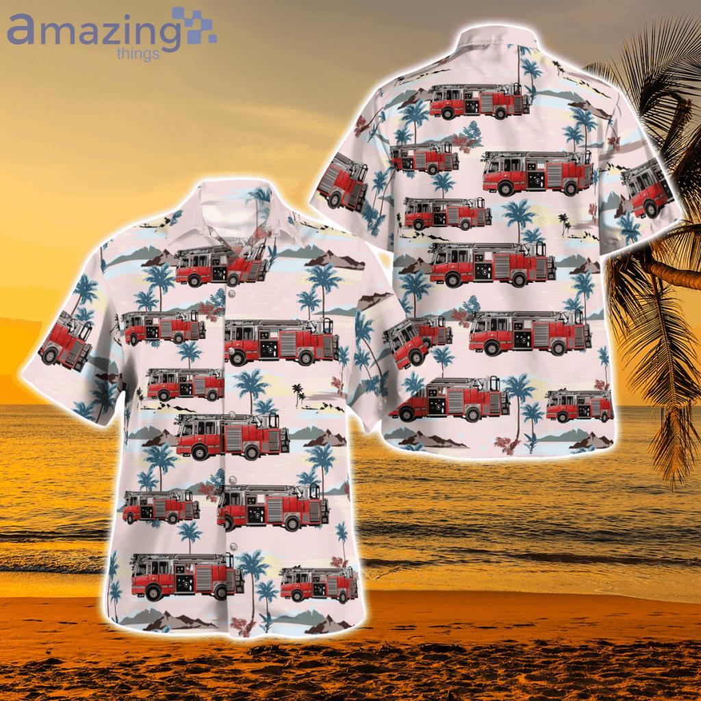 Request New Fire Truck Pattern Hawaiian Shirt - Request New Fire Truck Pattern Hawaiian Shirt
