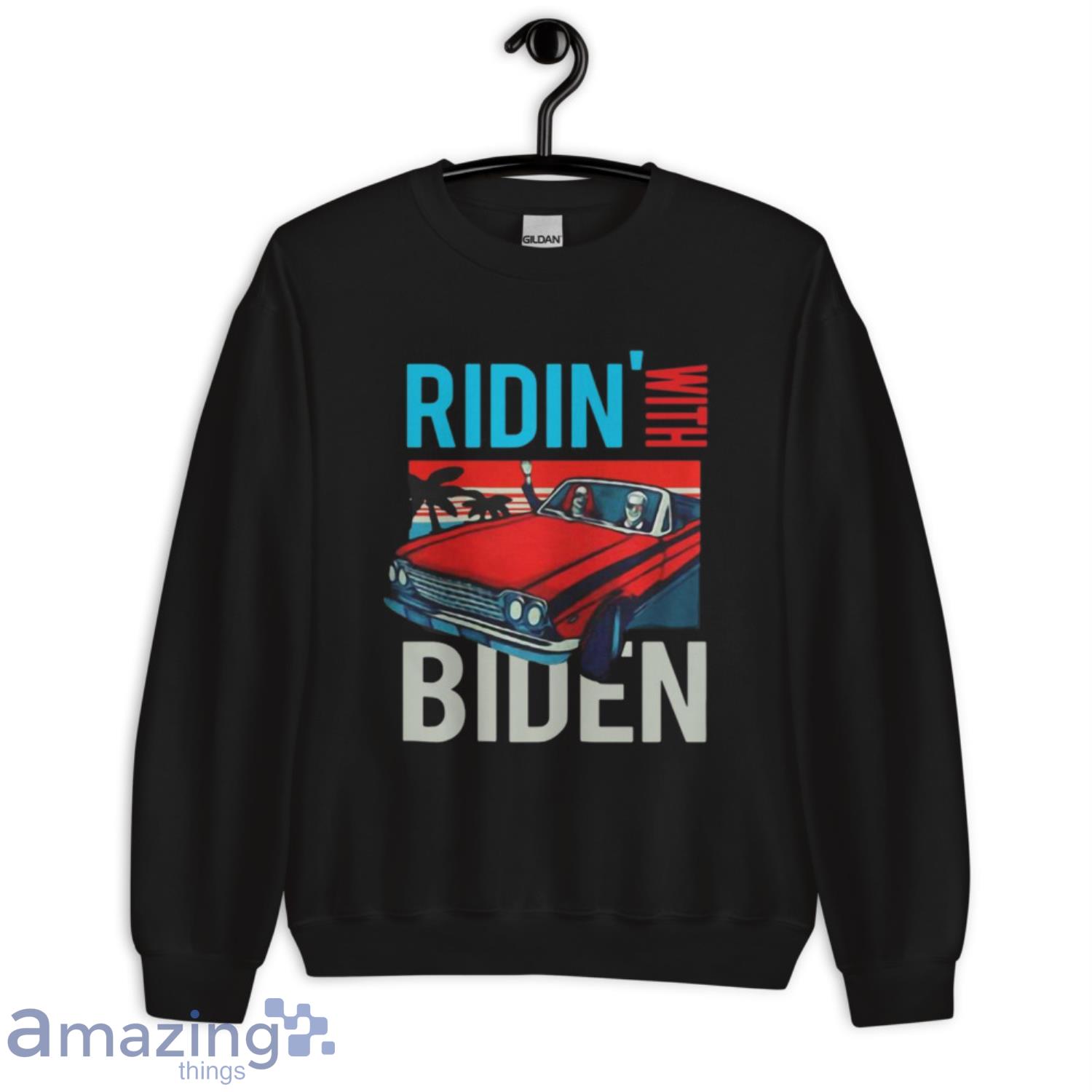 Riding With Biden Kamala Harris Joe Biden Vintage Retro Car Shirt image Riding With Biden Kamala Harris Joe Biden Vintage Retro Car Shirt - Unisex Crewneck Sweatshirt
