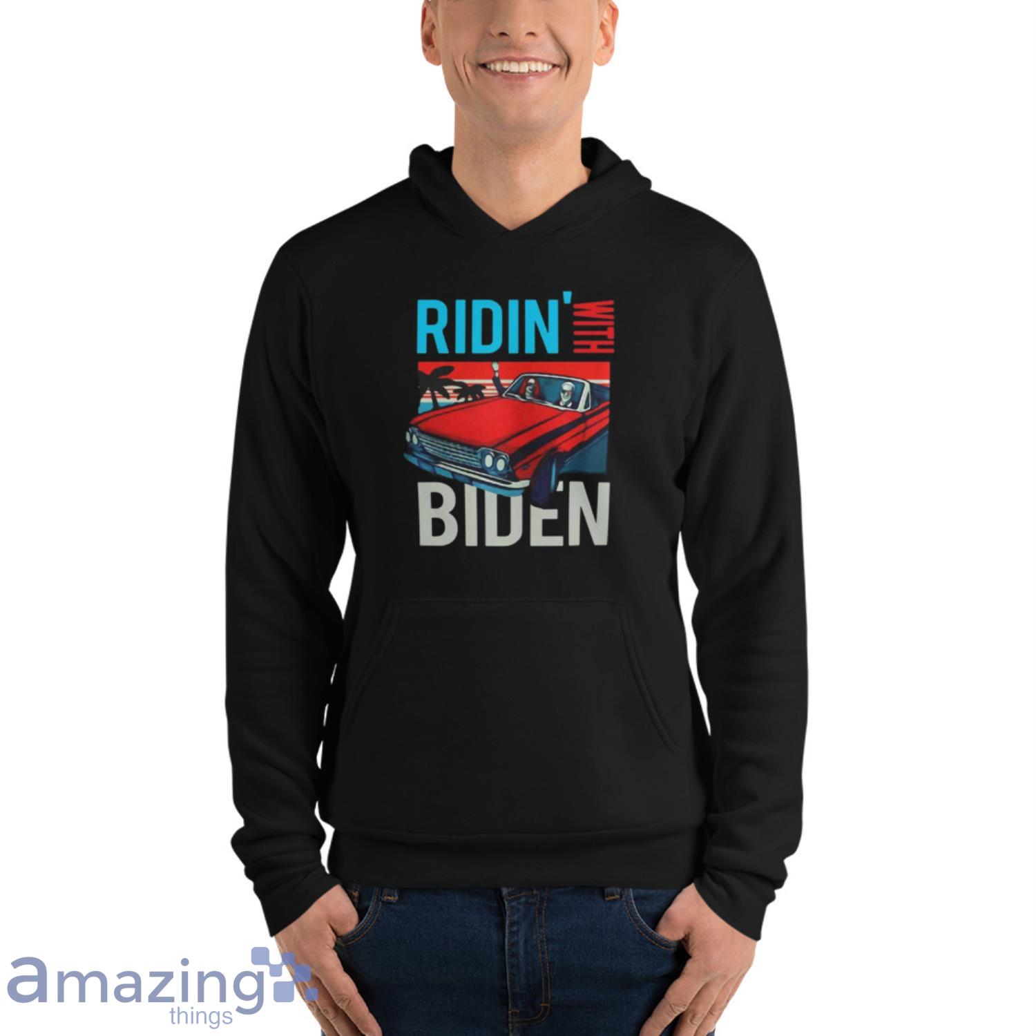 Riding With Biden Kamala Harris Joe Biden Vintage Retro Car Shirt image Riding With Biden Kamala Harris Joe Biden Vintage Retro Car Shirt - Unisex Fleece Pullover Hoodie