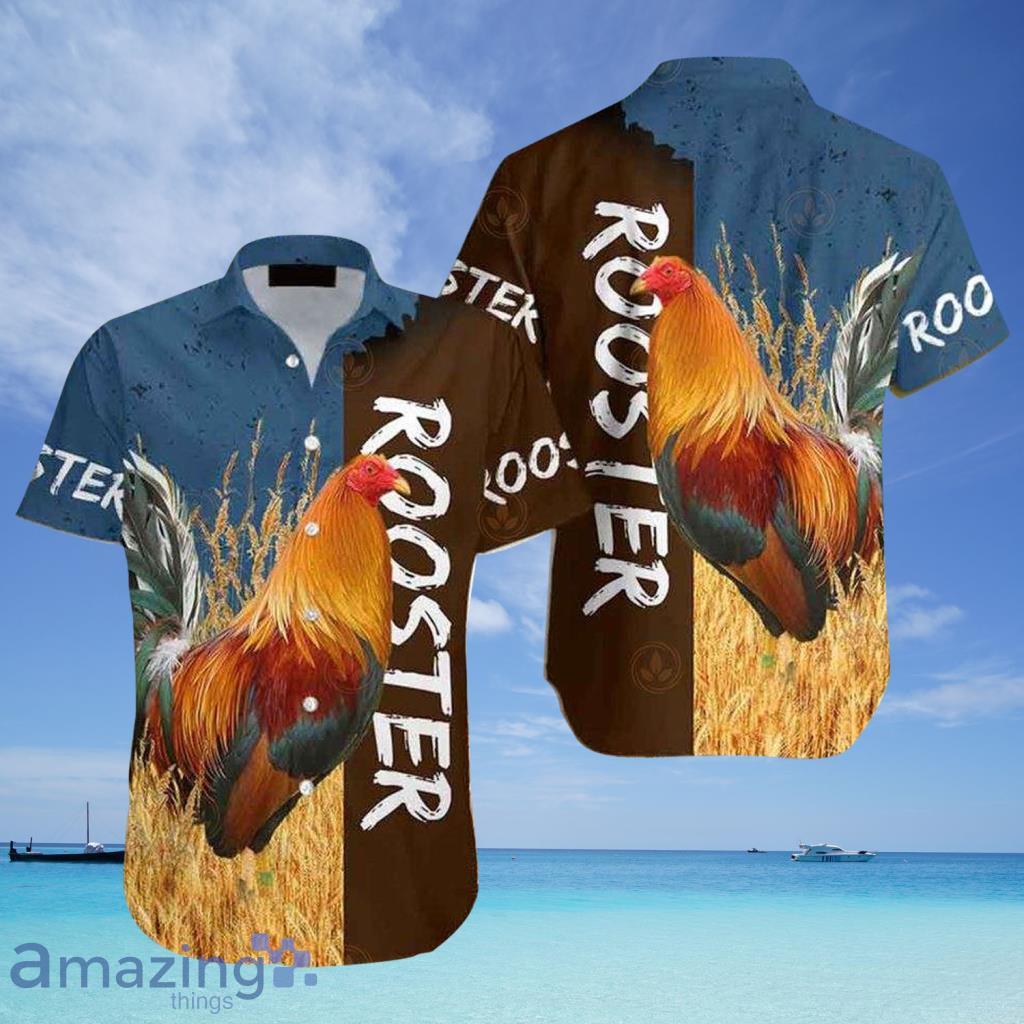 Rooster And Wheat Hawaiian Shirt - Rooster And Wheat Hawaiian Shirt