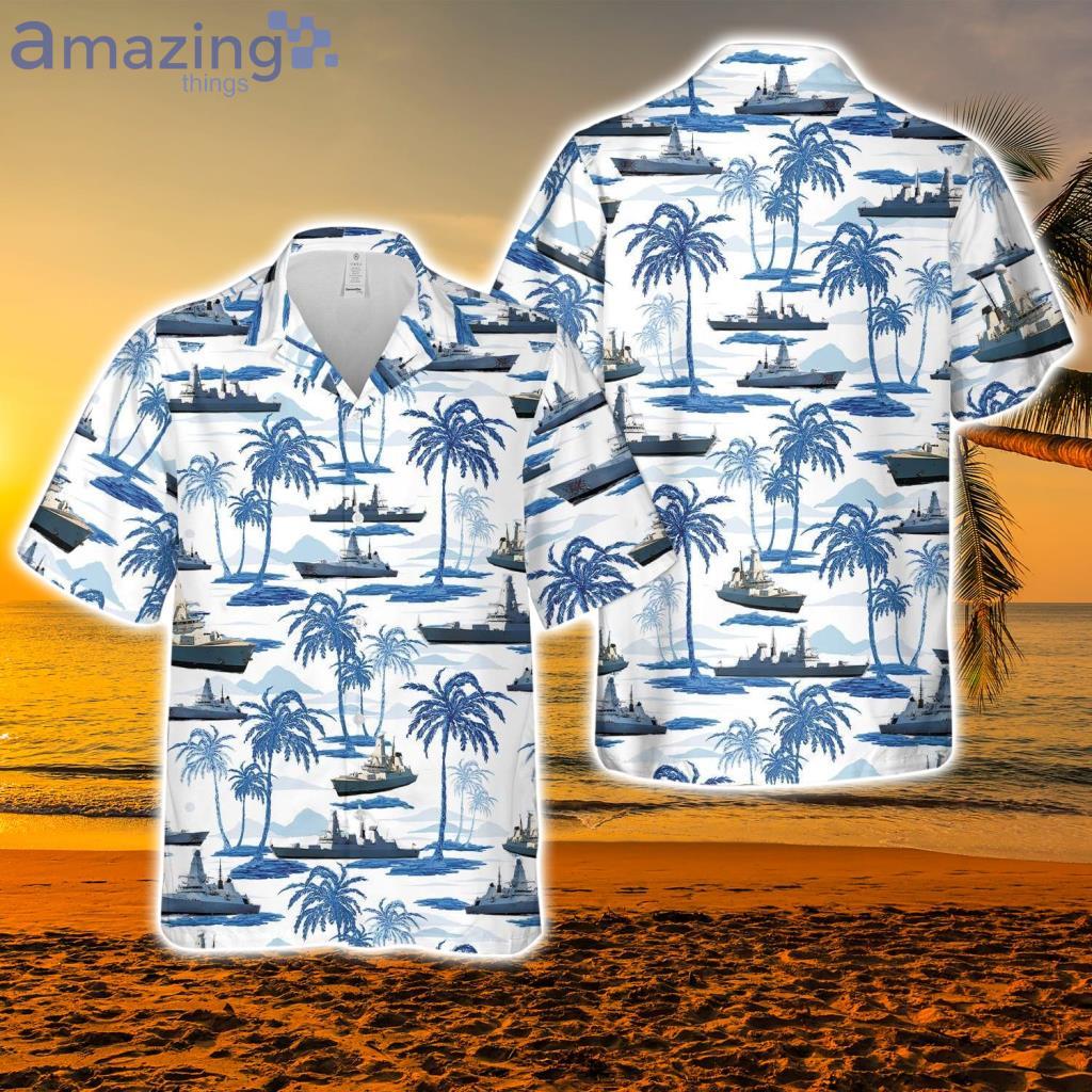 CLASS HAWAII Shirt Navy Blue