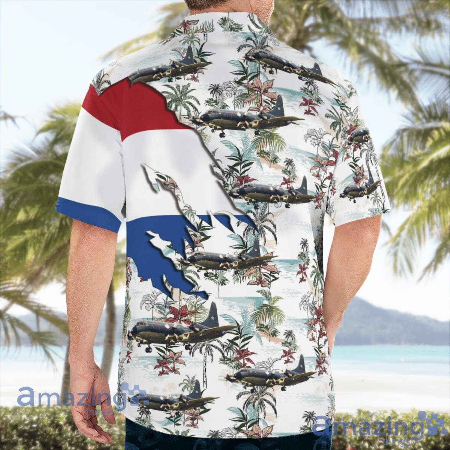 Royal Netherlands Navy Lockheed P 3C Orion Aloha Summer Gift Hawaiian Shirt image Royal Netherlands Navy Lockheed P-3C Orion Aloha Summer Gift Hawaiian Shirt Product Photo 4