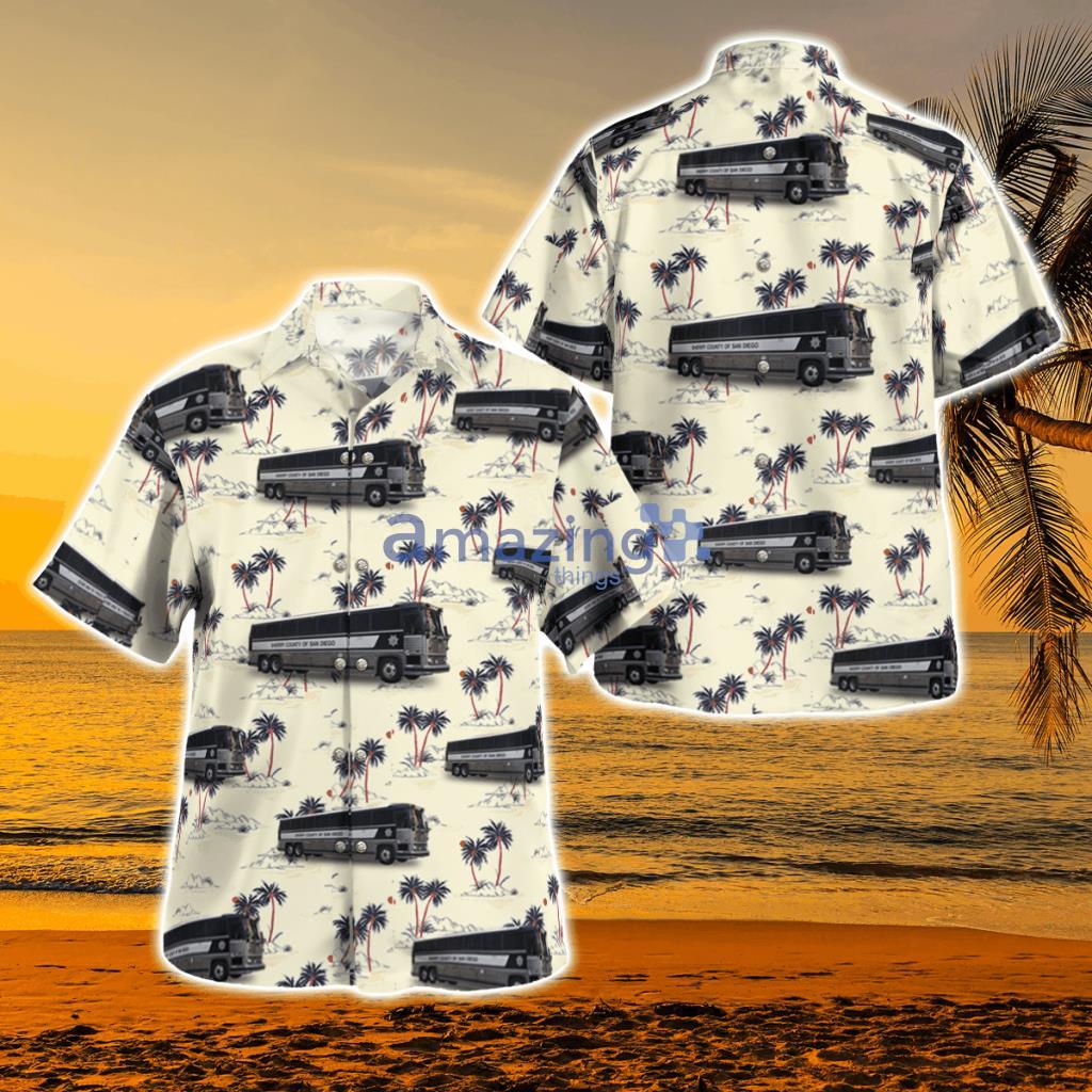 San Diego Sheriff Bus Hawaiian Shirt - NLLU1210BC05 San Diego Sheriff Bus Hawaiian Shirt