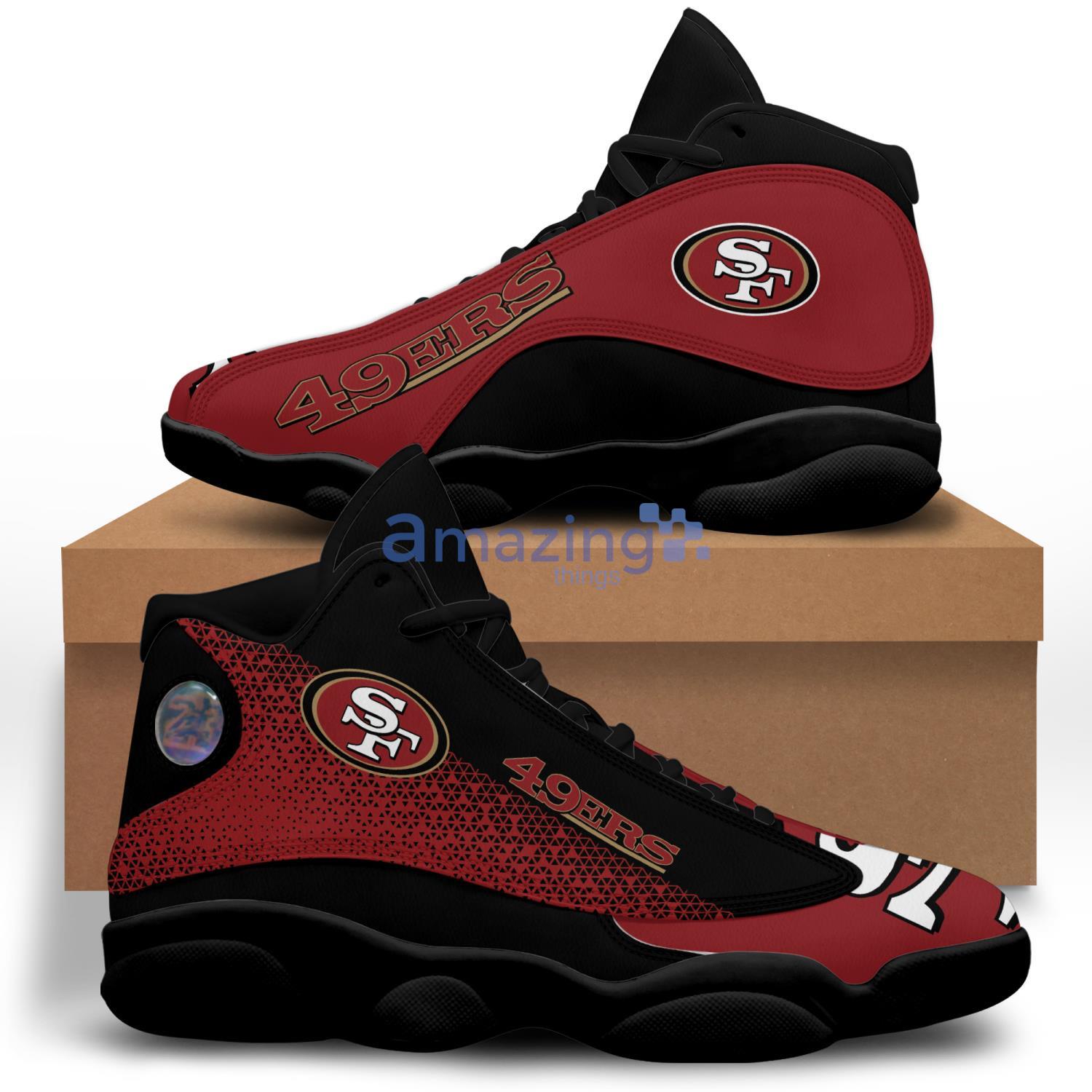 San Francisco 49ers Air Jordan 13 Shoes Product Photo 1