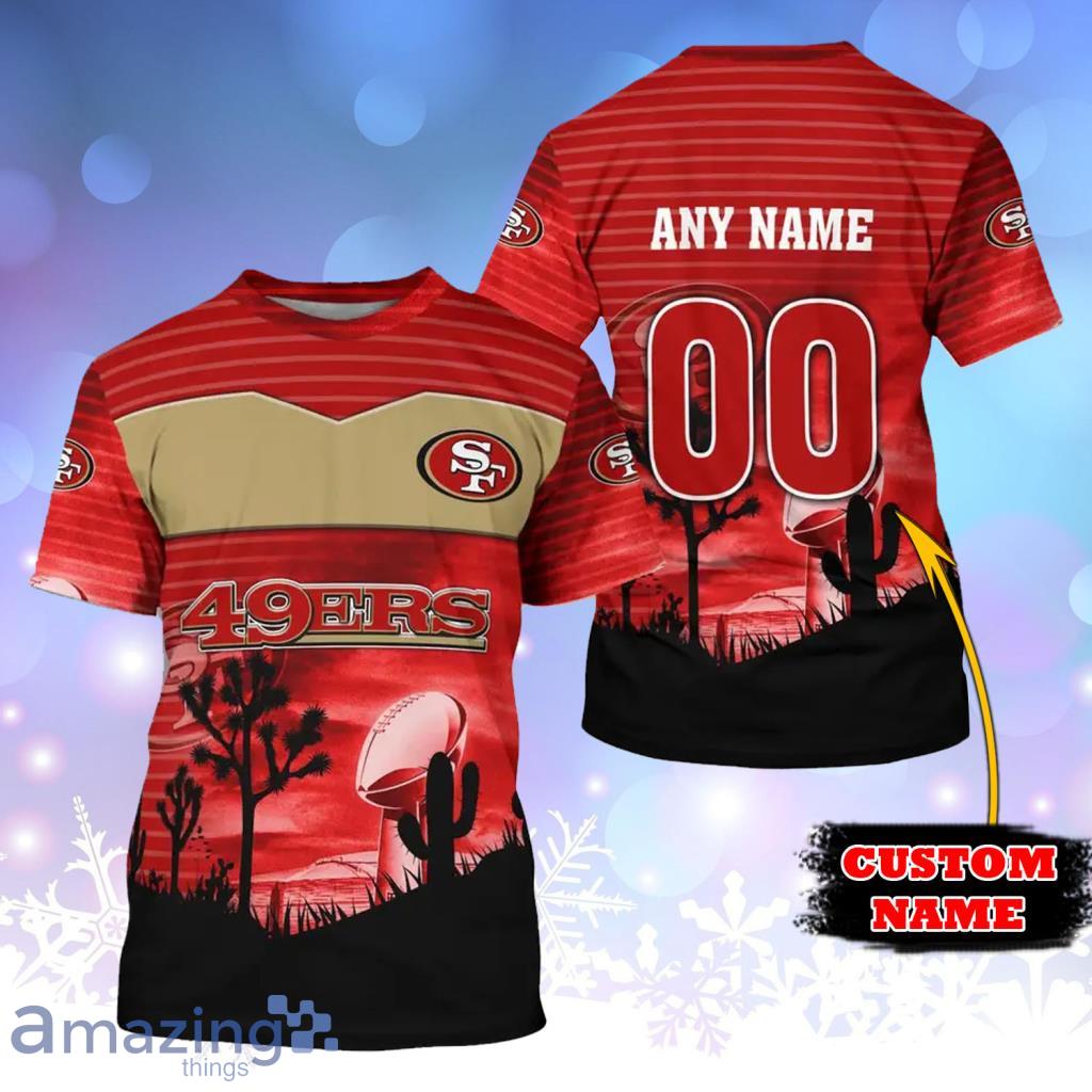 Personalized NFL San Francisco 49ers All Over Print 3D T Shirt