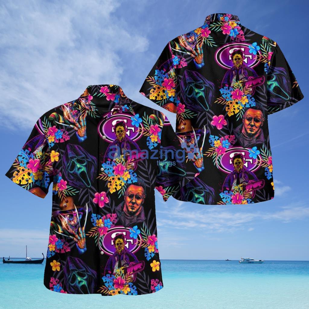 San Francisco 49ers NFL Halloween Tropical Hawaiian Shirt