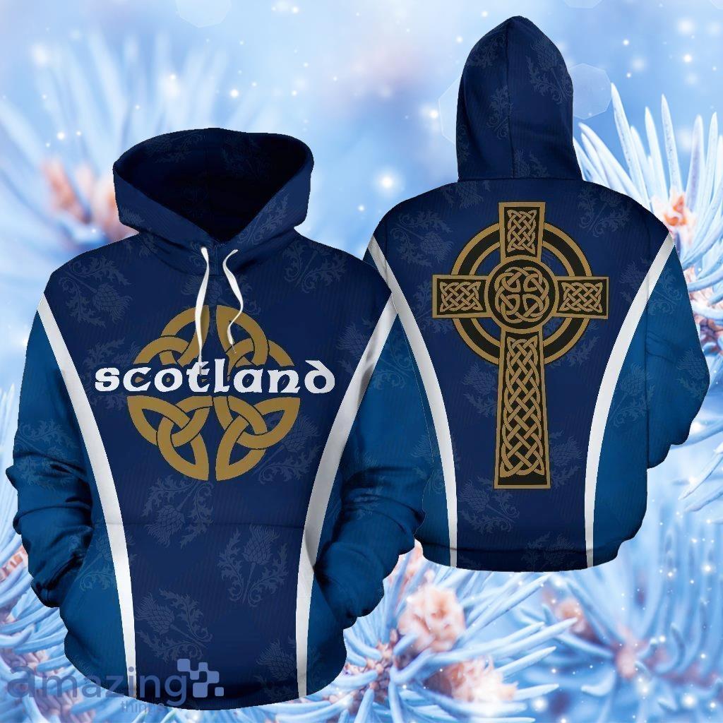 Scotland Celtic Thistle In Me St Patrick's Day Hoodie 3D All Over Print - Scotland Celtic Thistle In Me St Patrick's Day Hoodie Over Print  For Men & Women  HT6123