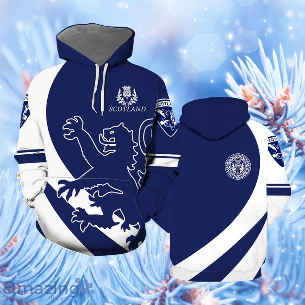 Scotland Royal Lion And Thistle Pullover St Patrick's Day Hoodie 3D All Over Print - Scotland Royal Lion And Thistle Pullover St Patrick's Day Hoodie Over Print  For Men & Women  HT6119