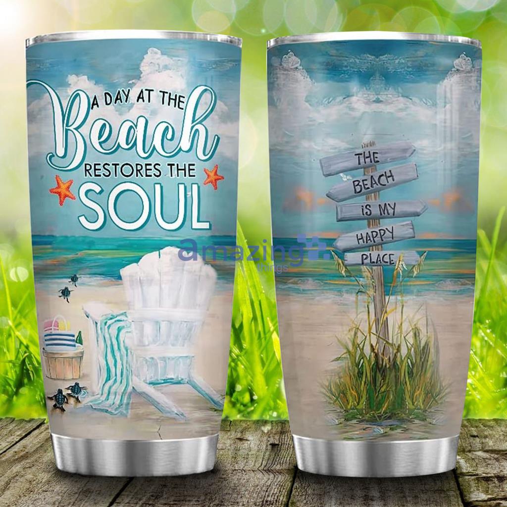 Sea Ocean Beach Soul Stainless Steel Tumbler - Sea Ocean Beach Soul Stainless Steel Tumbler