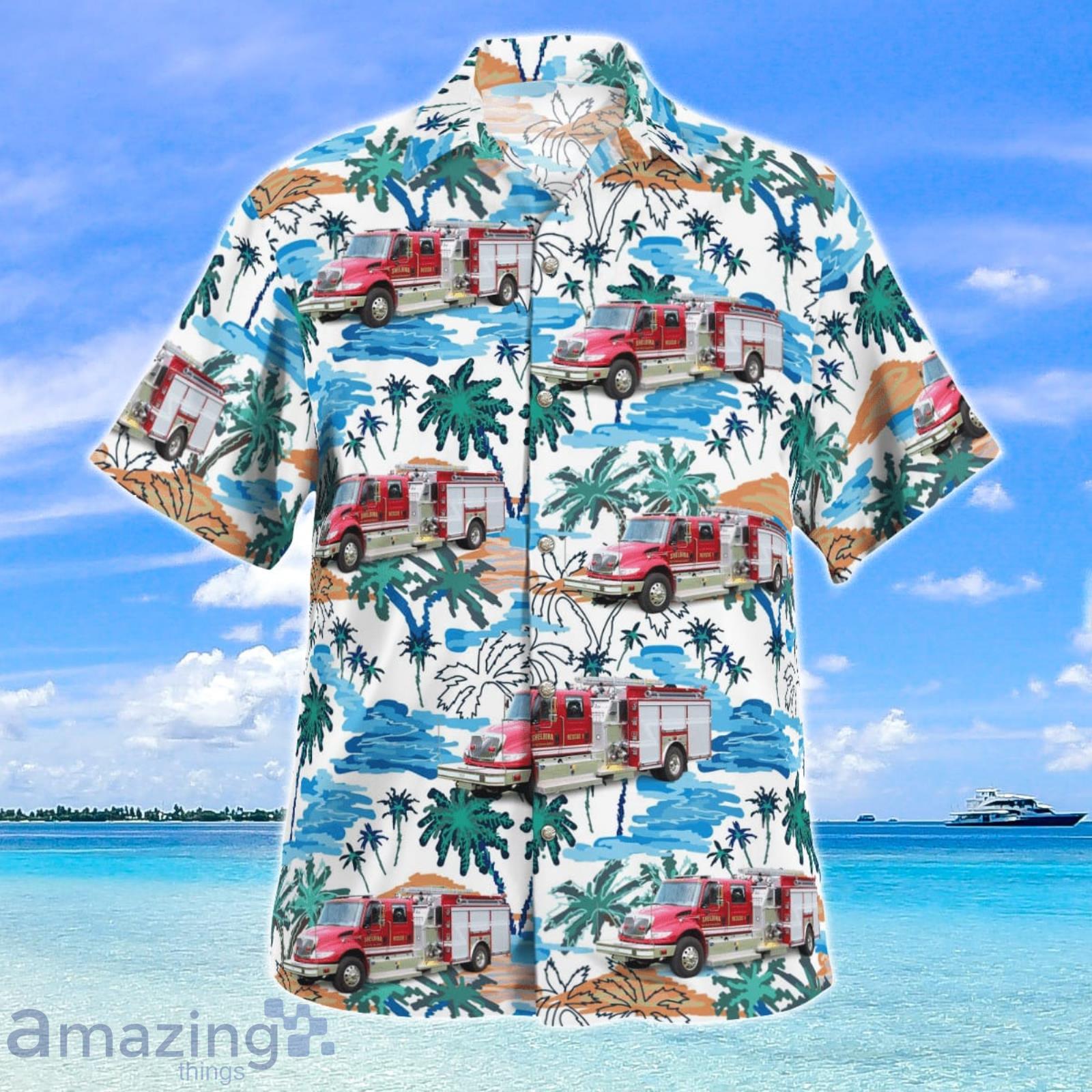 Shelbina Fire Protection District Shelbina Missouri Summer Gift Hawaiian Shirt Product Photo 1