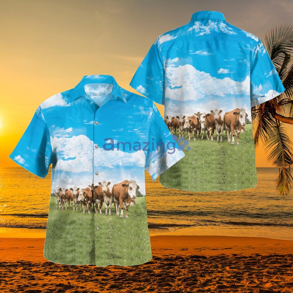Simmental Cattle Hawaiian Shirt - BBTT0308BC11 Simmental Cattle Hawaiian Shirt