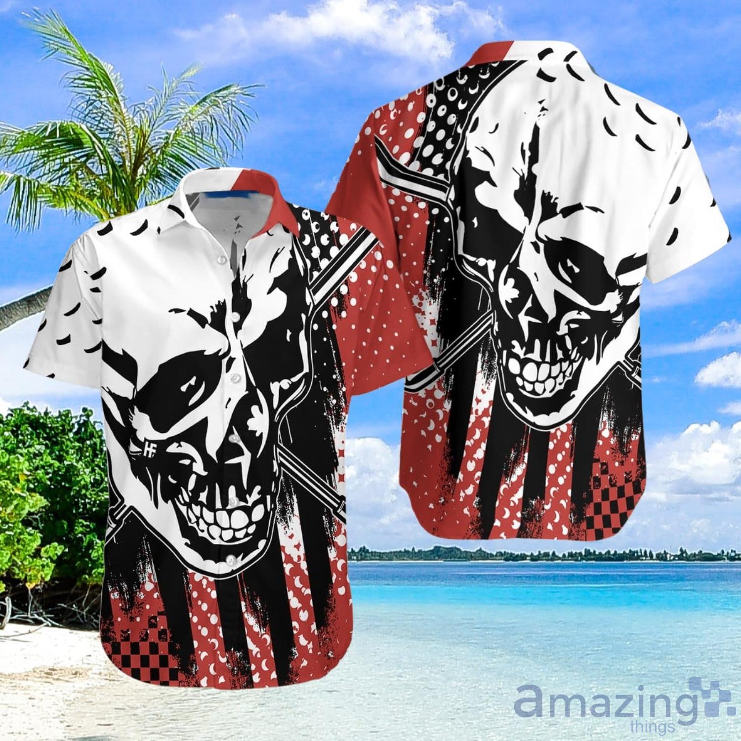 Skull Aloha Hawaiian Shirt Summer Gift For Men And Women Product Photo 1