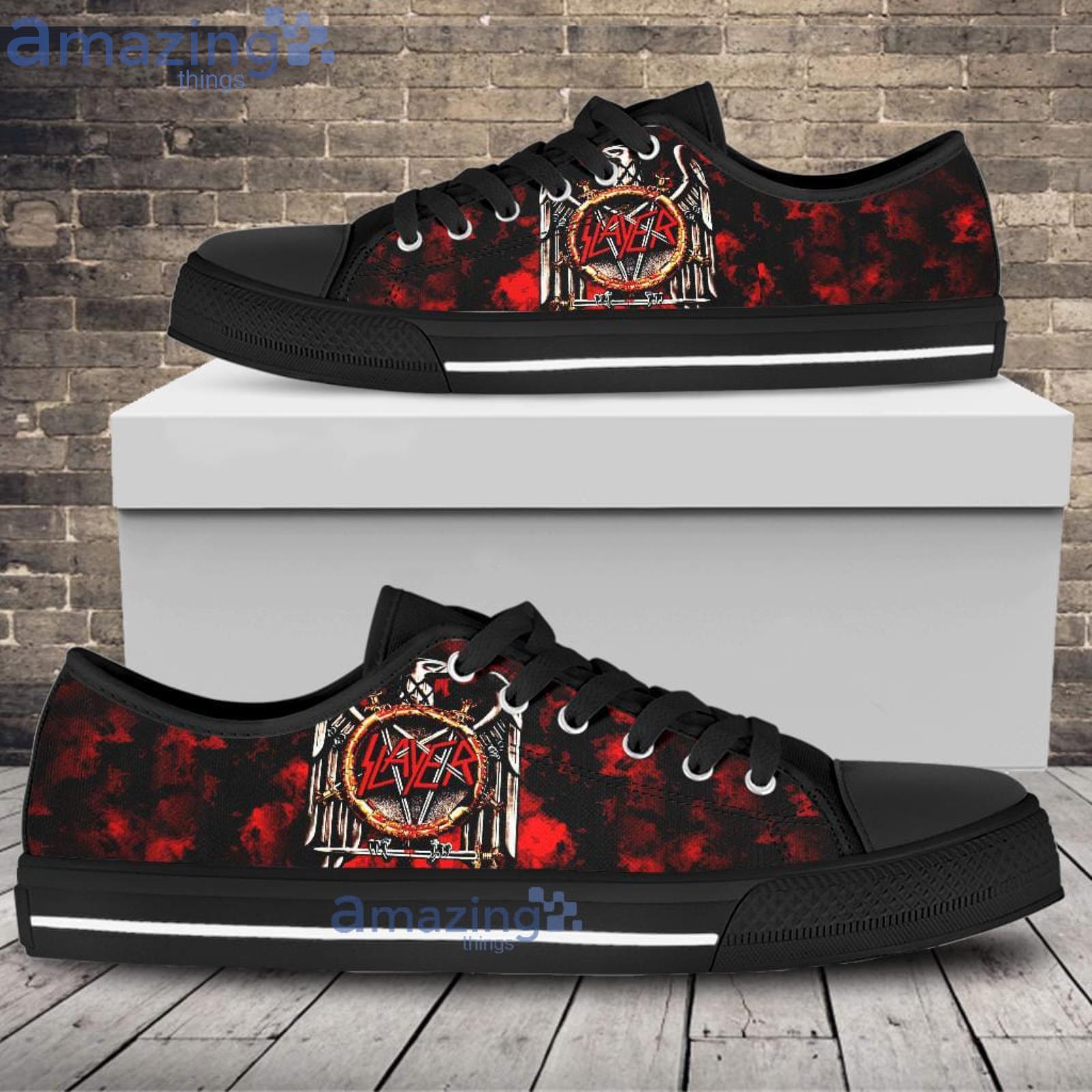 Slayer Slayer Gift Best Gift For Slayer’s Fan Low Top Shoes Gift Product Photo 1