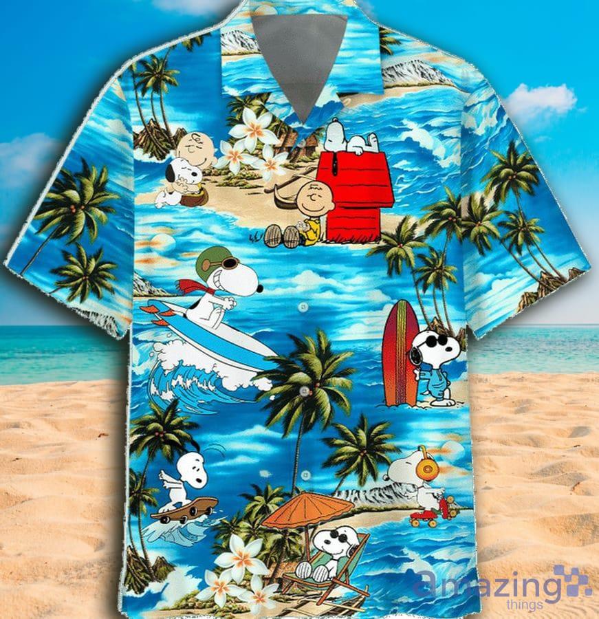 Snoopy Baltimore Orioles Hawaiian Short Sleeve Tropical Shirt - Trendy Aloha