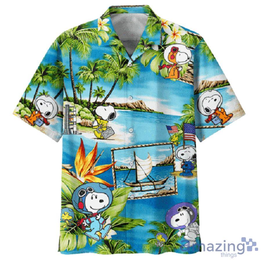 Snoopy Astronaut Summer Vacation Hawaiian Shirt For Men And Women Product Photo 1