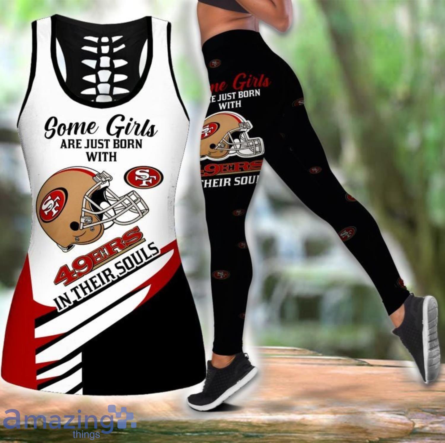  Some Girls San Francisco ers Combo Leggings And Hollow Tank Top For Women Product Photo 1