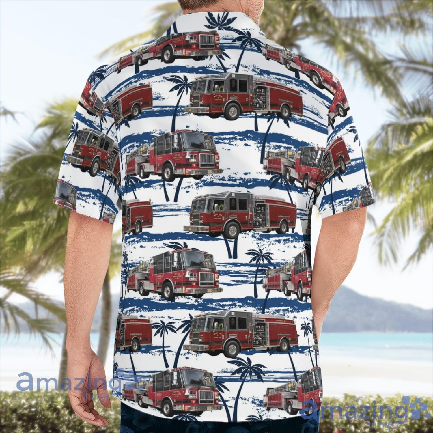 Somerville New Jersey Somerville Fire Department Aloha Summer Gift Hawaiian Shirt image Somerville New Jersey Somerville Fire Department Aloha Summer Gift Hawaiian Shirt Product Photo 4
