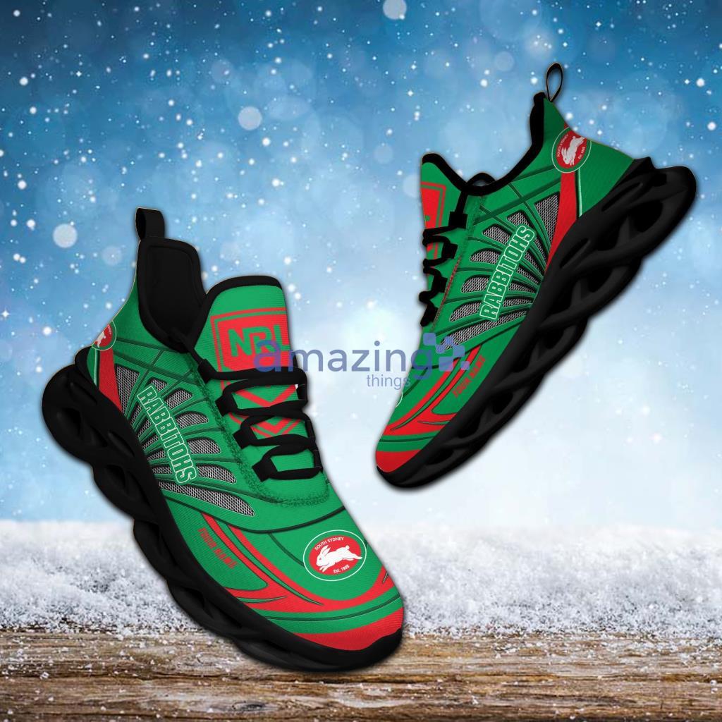 South Sydney Rabbitohs NRL Personalized Max Soul Shoes - 8