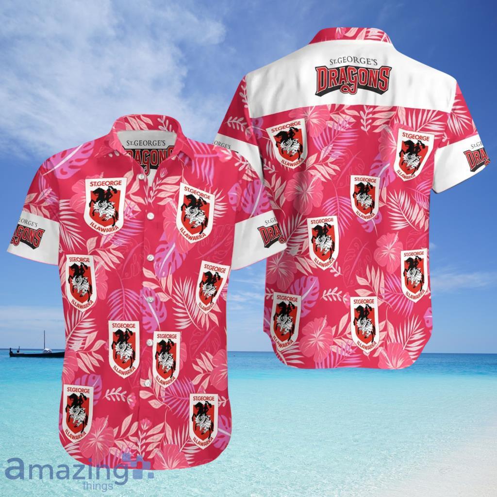 St George Illawarra Dragons Tropical Hawaiian Shirt - St George Illawarra Dragons Tropical Hawaiian Shirt St George Illawarra Dragons Tropical Hawaiian Shirt - St George Illawarra Dragons Tropical Hawaiian Shirt