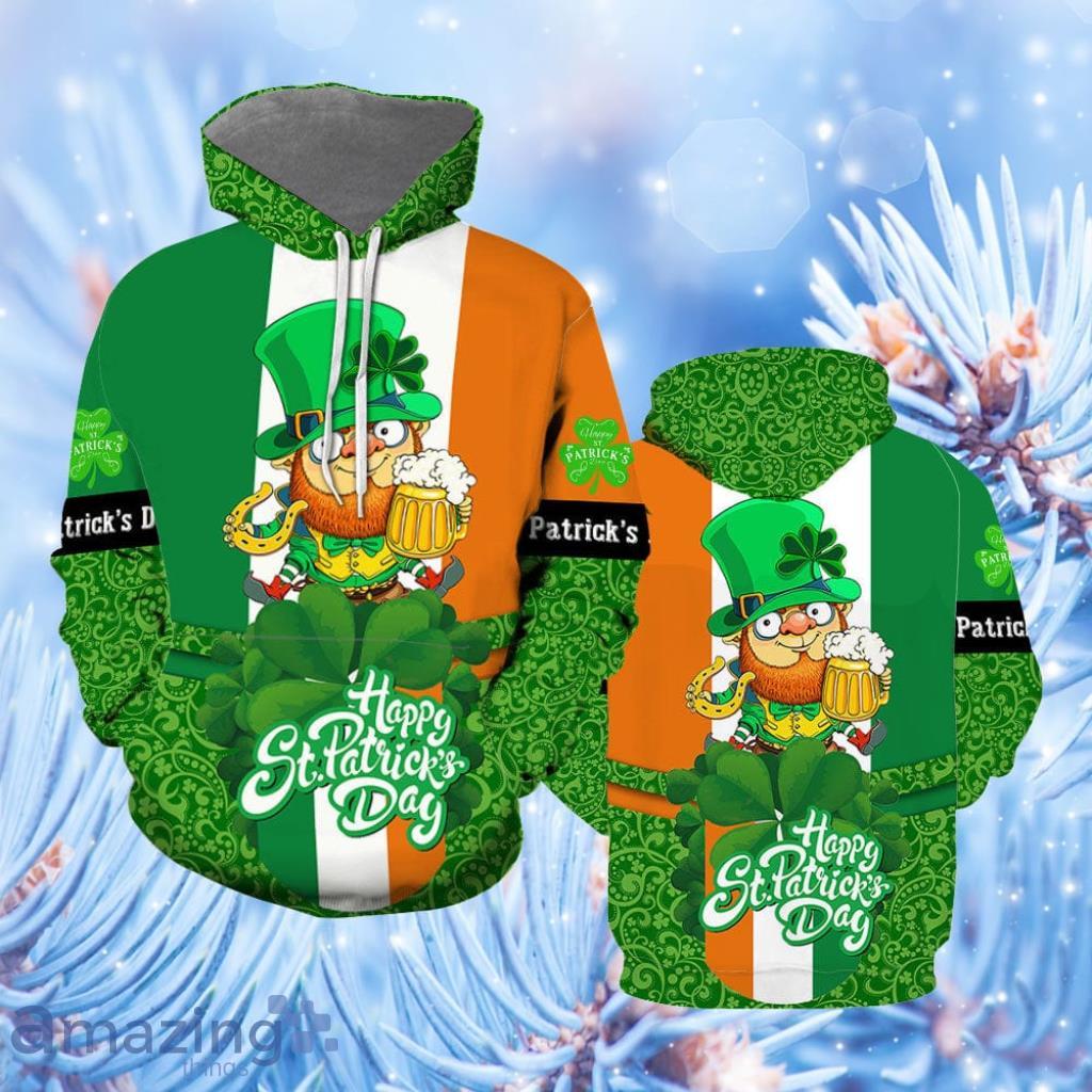 St Patrick Day Shamrock Hoodie 3D All Over Print - St Patrick Day Shamrock Hoodie All Over Print  For Men & Women  HP1501