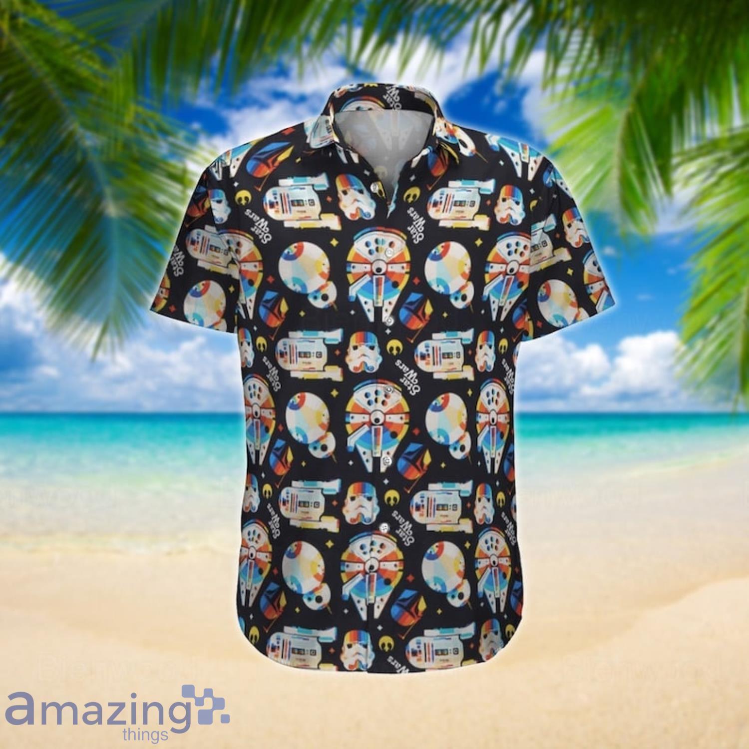 Star Wars Hawaiian Shirt Star Wars Beach Shirt Starwars -  New