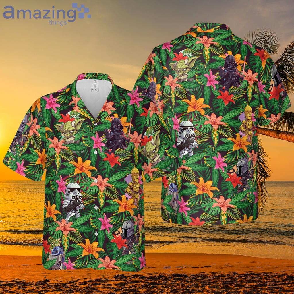 Star Wars Hawaiian Shirt Star Wars Beach Shirt Starwars -  New