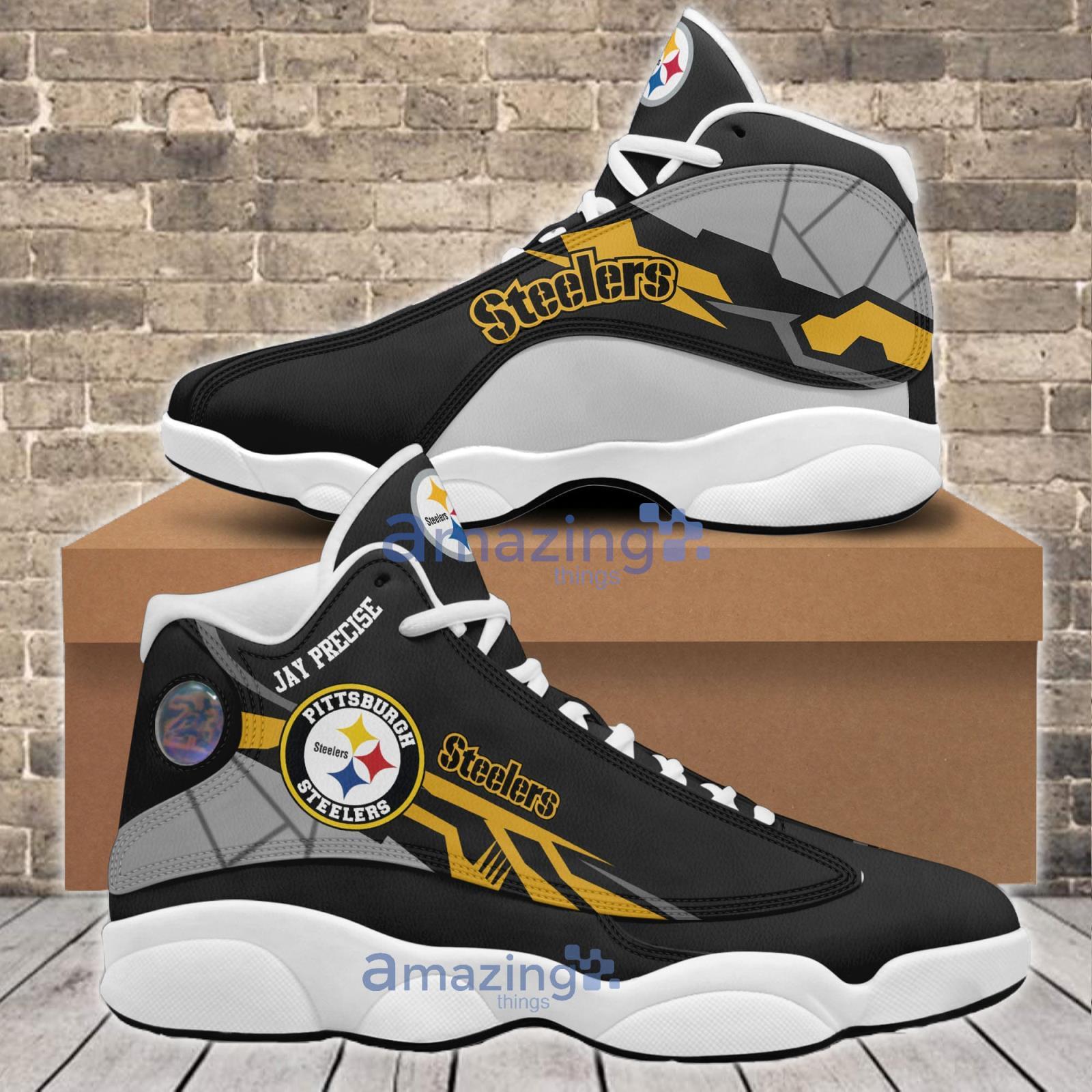 Pittsburgh Steelers Football Team Air Jordan 13 Custom Name