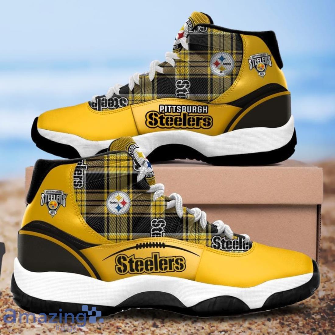 Pittsburgh Steelers NFL Air Jordan 11 Sneakers Shoes Gift For Fans