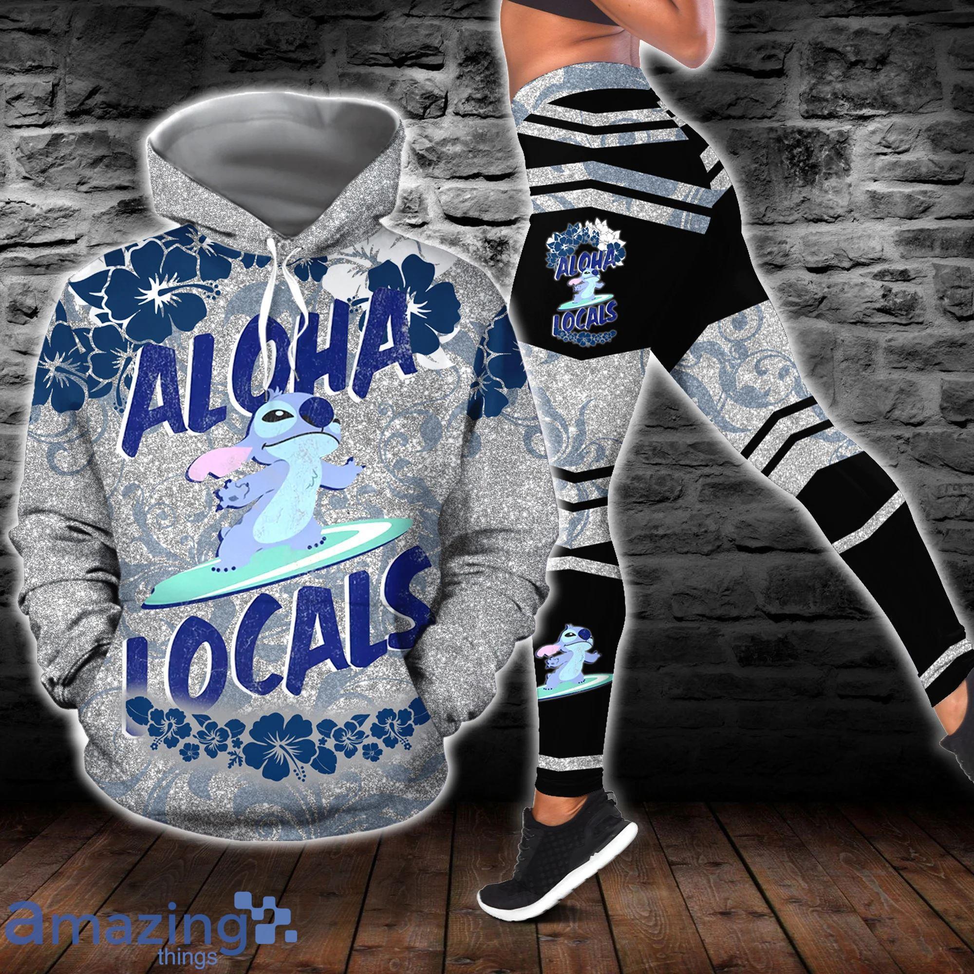 Stitch Aloha Locals 3D All Over Print Combo Hoodie And Leggings Product Photo 1