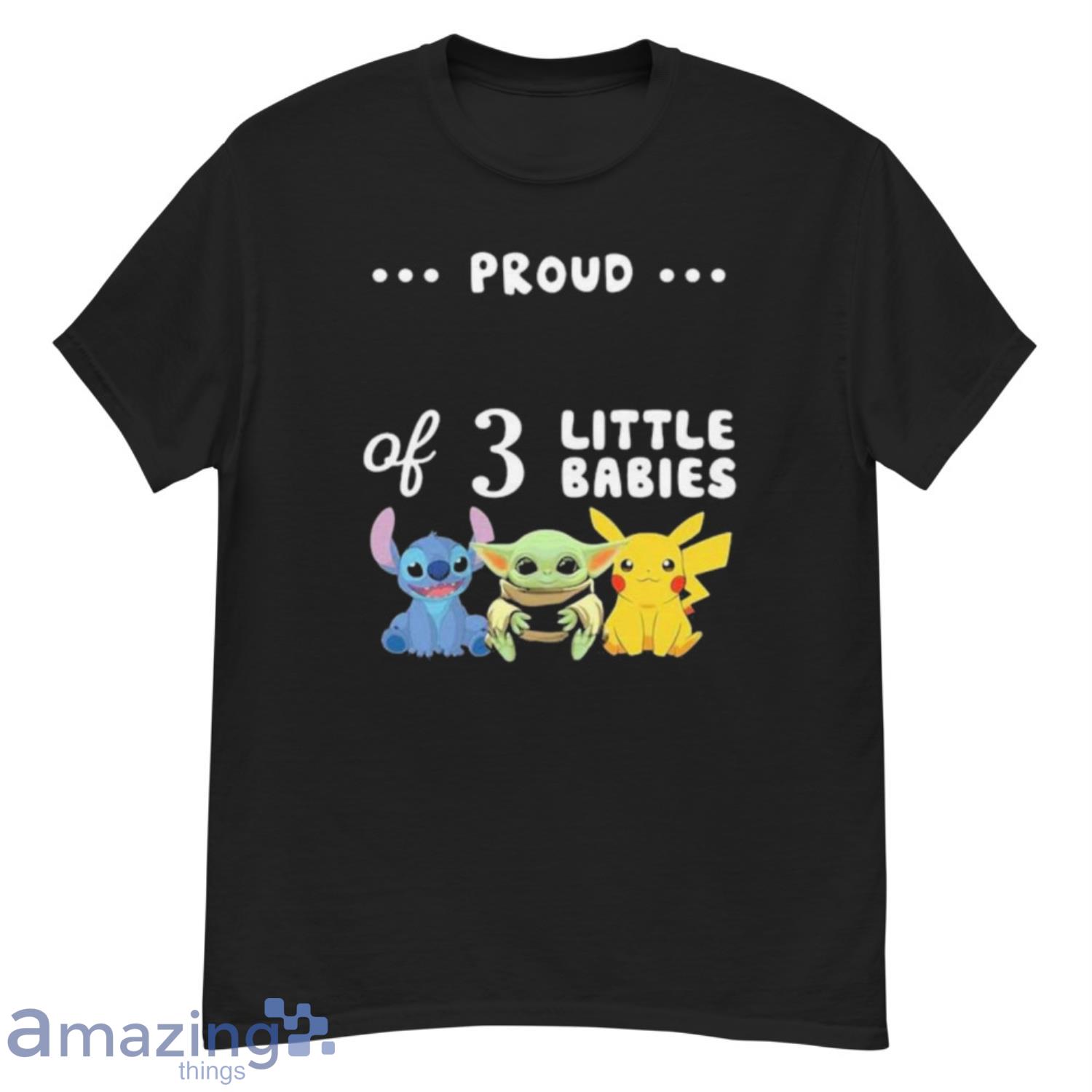 Stitch & Baby Yoda And Pikachu Proud Of 3 Little Babies Shirt - G500 Men’s Classic T-Shirt Stitch & Baby Yoda And Pikachu Proud Of 3 Little Babies Shirt - G500 Men’s Classic T-Shirt