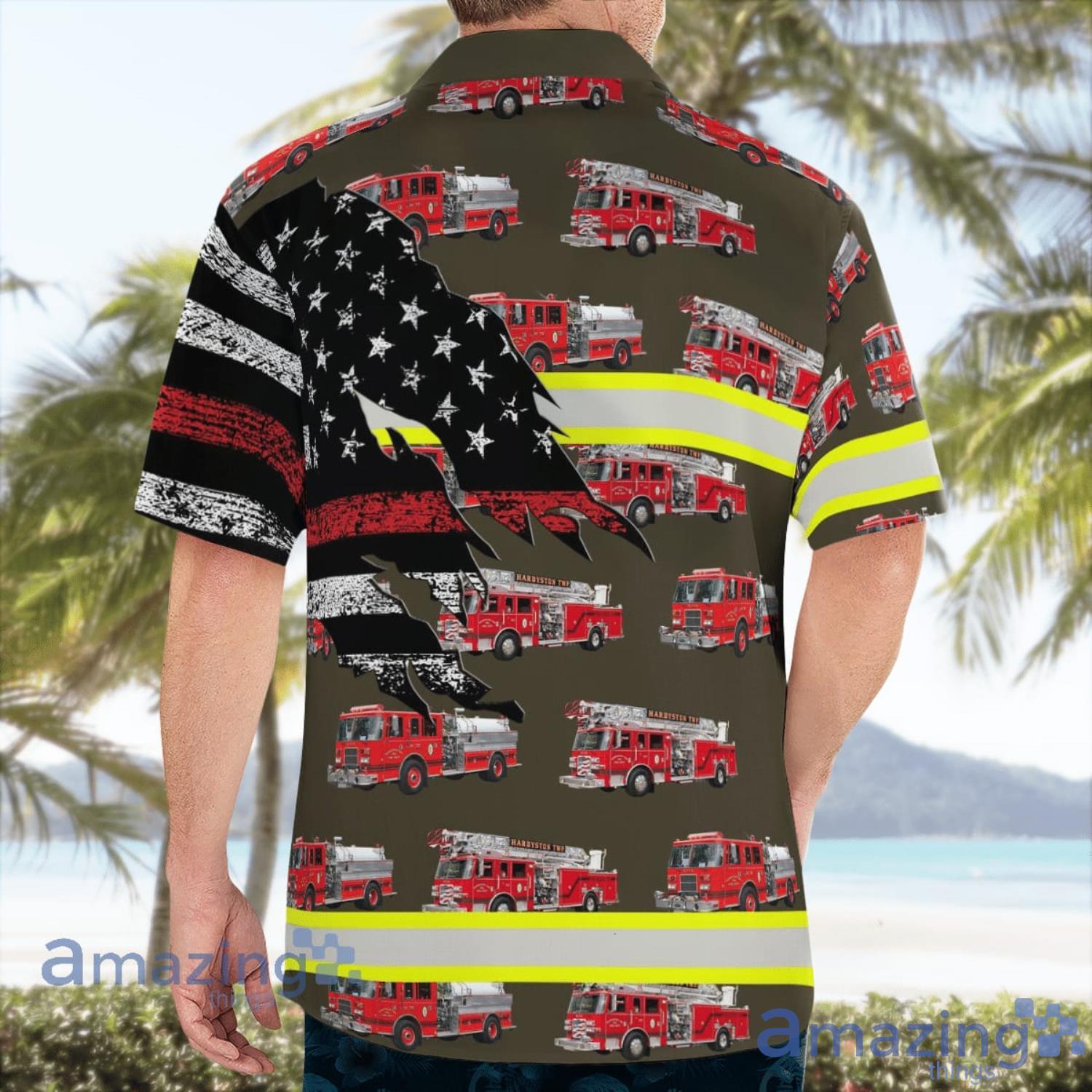 Stockholm New Jersey Hardyston Township Fire Department Aloha Summer Gift Hawaiian Shirt image Stockholm New Jersey Hardyston Township Fire Department Aloha Summer Gift Hawaiian Shirt Product Photo 4