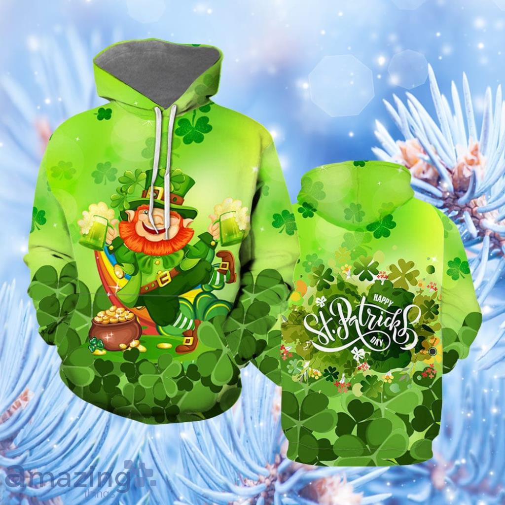 St.Patrick's Day Leprechaun Hoodie 3D All Over Print - St.Patrick's Day Leprechaun Hoodie All Over Print  For Men & Women  HP5520