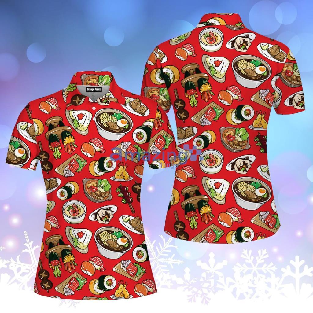 Sushi High Feeling Style Polo Shirt  For Women - Sushi High Feeling Style Polo Shirt  For Women  PO5471