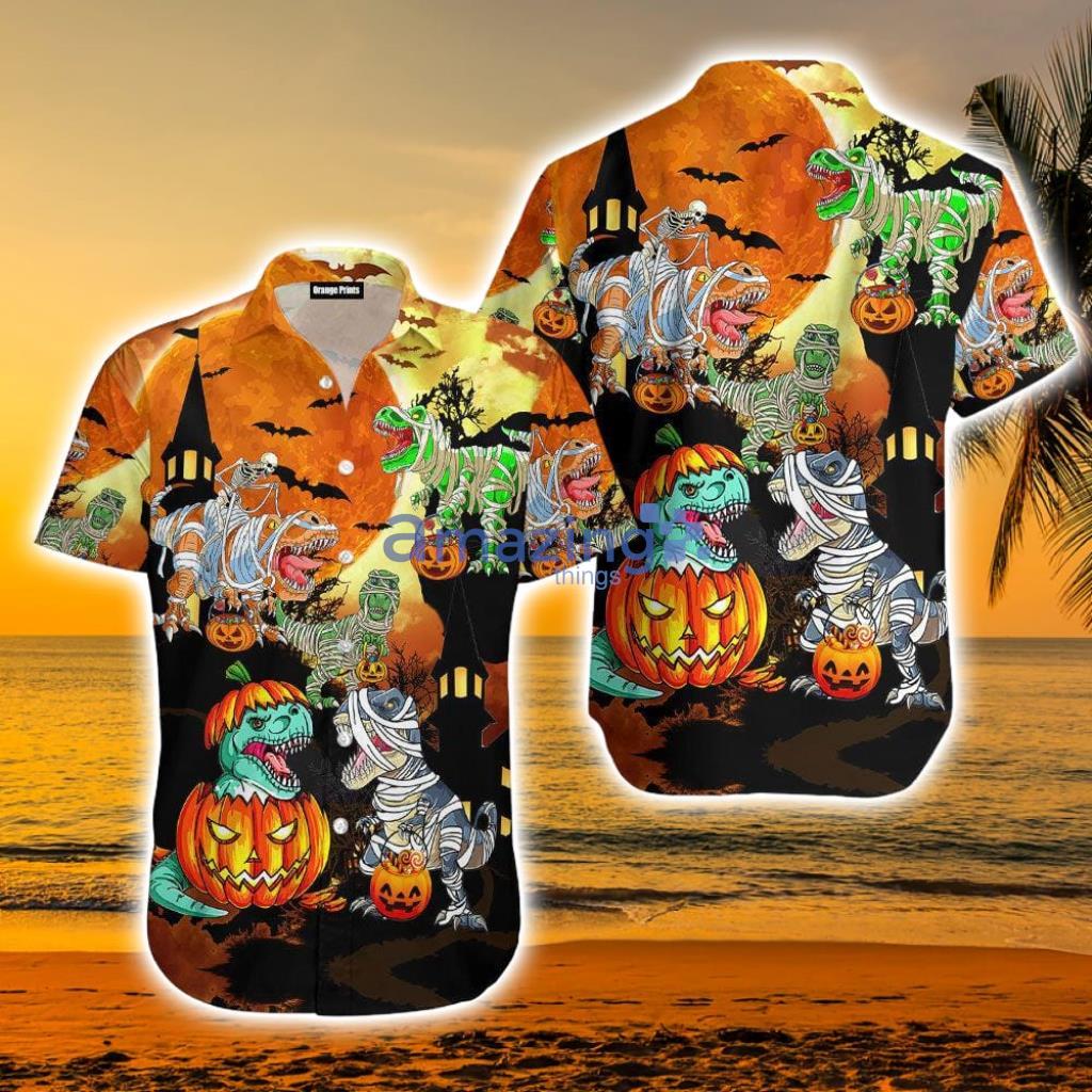 T Rex Dinosaur Pumpkin Happy Halloween Aloha Hawaiian Shirt - T Rex Dinosaur Pumpkin Happy Halloween Aloha Hawaiian Shirts - Home Decor, Personalized Gifts for Every Occasion T Rex Dinosaur Pumpkin Happy Halloween Aloha Hawaiian Shirt - T Rex Dinosaur Pumpkin Happy Halloween Aloha Hawaiian Shirts - Home Decor, Personalized Gifts for Every Occasion