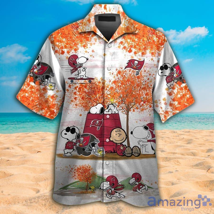 Tampa Bay Buccaneers Mens Hawaiian Outfits 2 Pcs Button Down Shirt Summer  Shorts