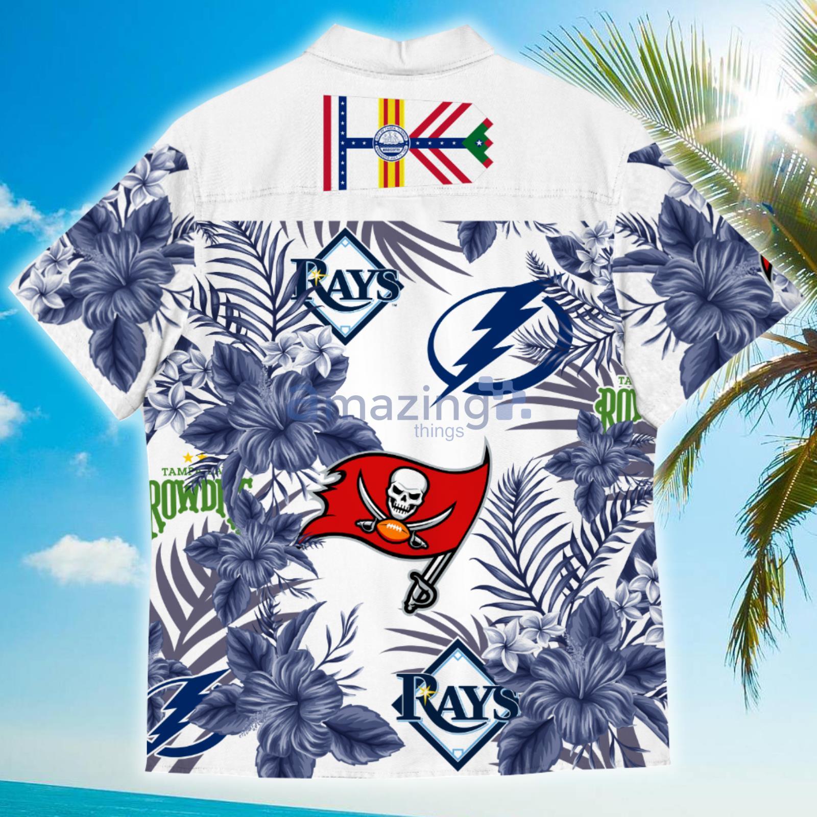 Tampa Bay Rays MLB For Sports Fan Flower Hawaiian Shirt - Senprintmart Store