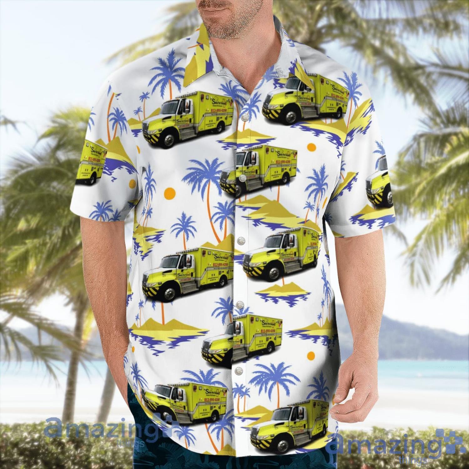 Tampa Florida Safer Pet Transport Pet Ambulance And Non emergency Transport Aloha Summer Vacation Gift Hawaiian Shirt image Tampa Florida Safer Pet Transport - Pet Ambulance And Non-emergency Transport Aloha Summer Vacation Gift Hawaiian Shirt Product Photo 3
