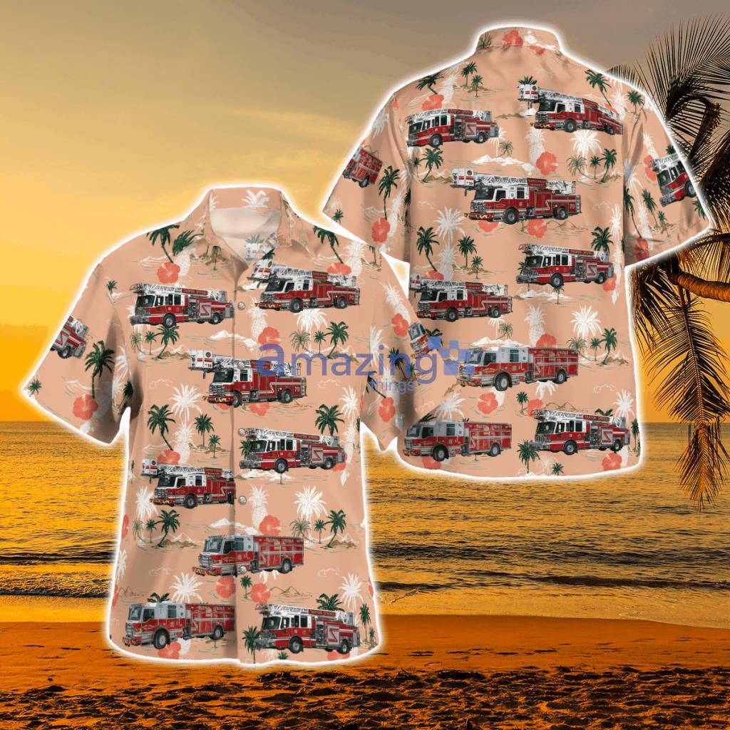 Tarpon Springs Fire Rescue Hawaiian Shirt - NLMP0403BG05 Tarpon Springs Fire Rescue Hawaiian Shirt