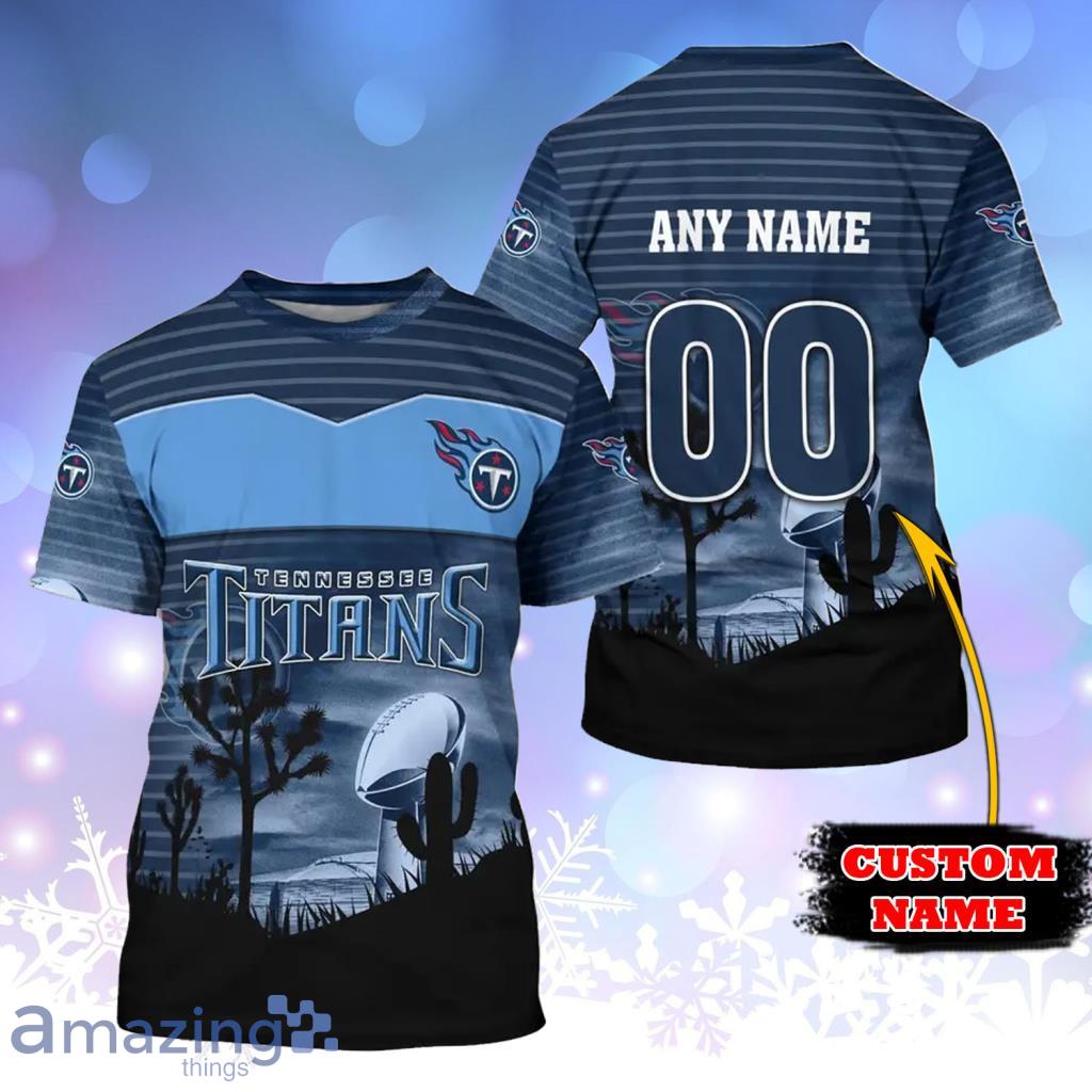 Personalized NFL Tennessee Titans All Over Print 3D T Shirt