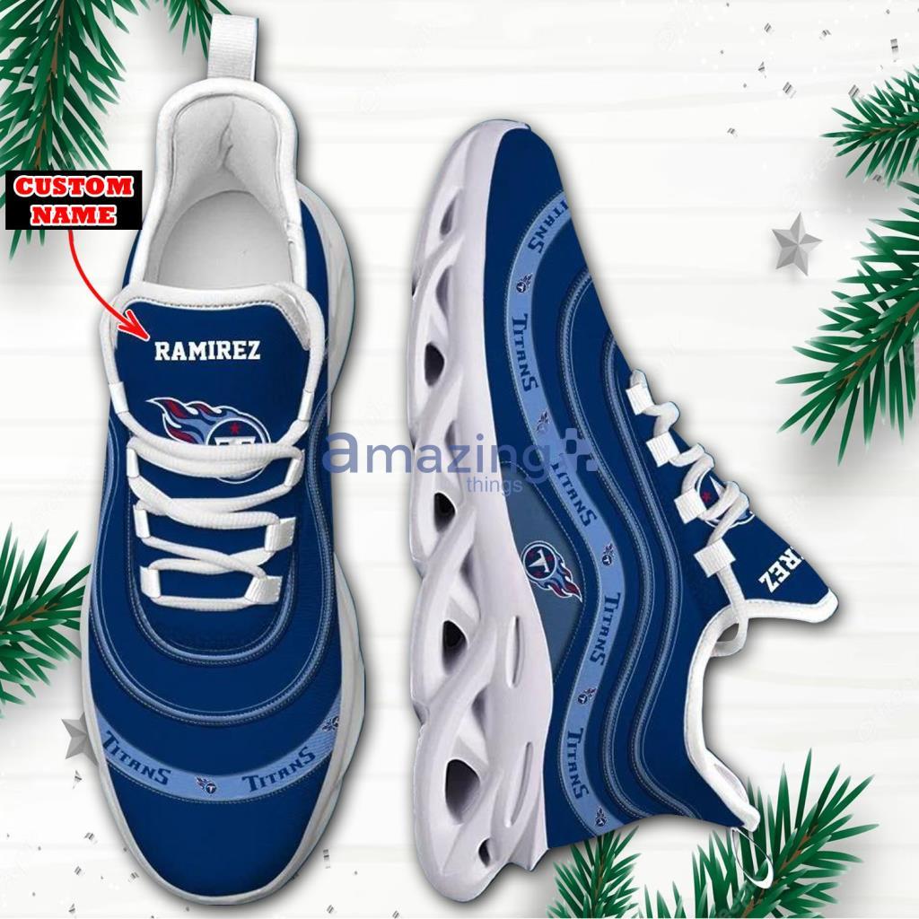Tennessee Titans NFL Luxury Custom Name Max Soul Shoes - Tennessee Titans NFL Luxury Custom Name Max Soul Shoes