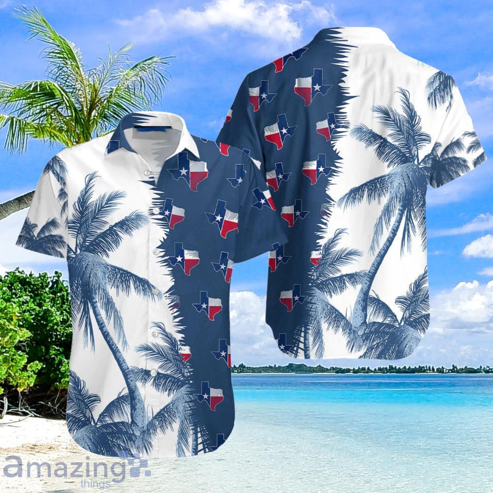 Texas Aloha Coconut Hawaiian Shirt Summer Gift Product Photo 1