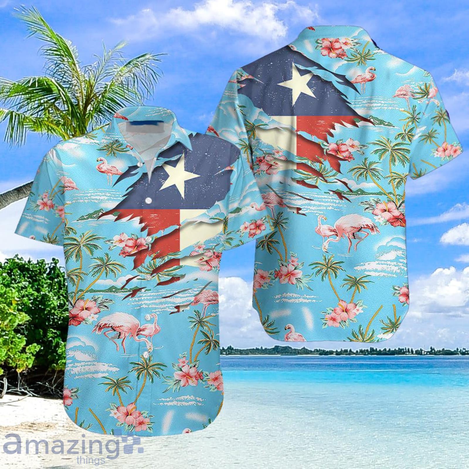 Texas Aloha Hawaiian Shirt Summer Gift